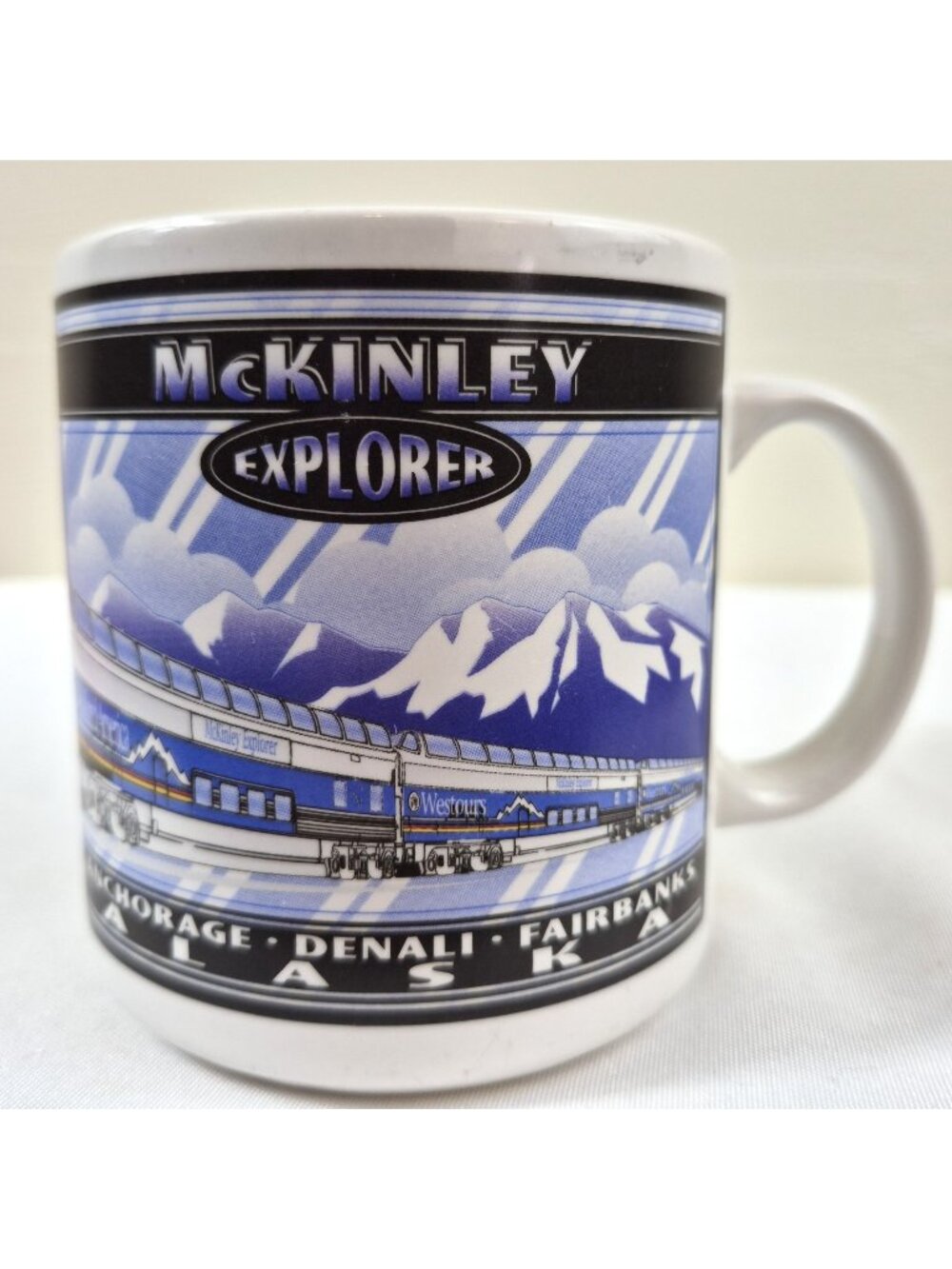 McKinley Explorer Alaska Mug Train Anchorage Denali Fairbanks Westours Cup